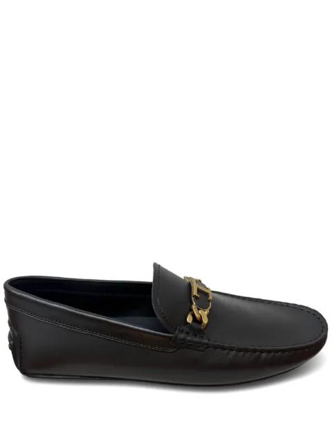 City Gommino chain-detail loafers by TODS
