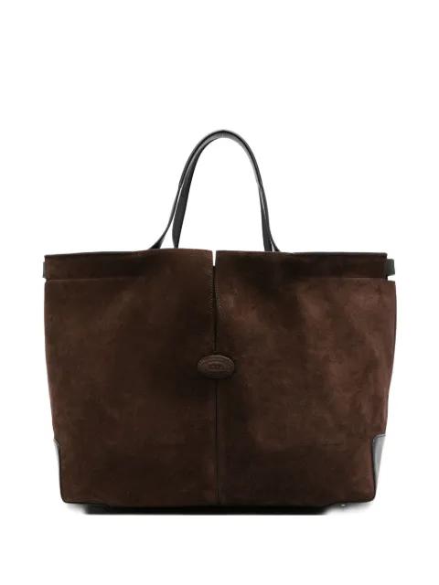 Di Bag Folio leather tote bag by TODS