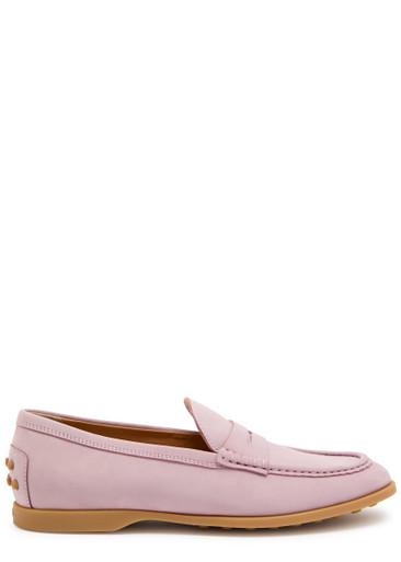 Gomma Leggero nubuck loafers by TODS