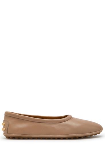 Gomma leather ballet flats by TODS