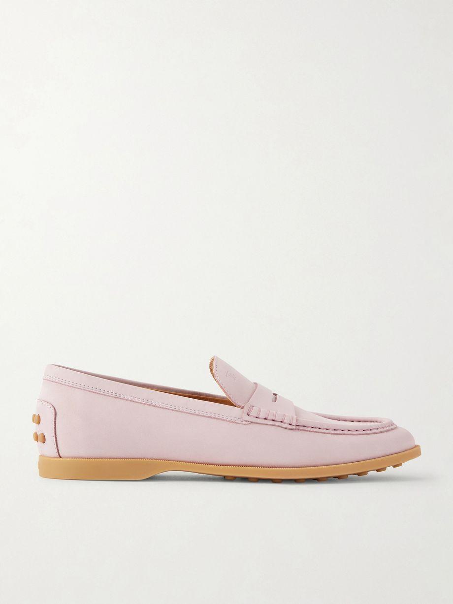 Gomma nubuck loafers by TODS