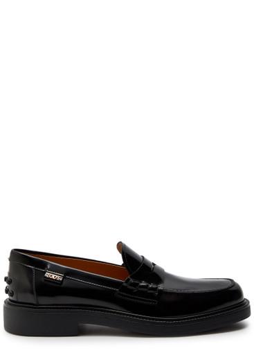 Gomma patent leather loafers by TODS