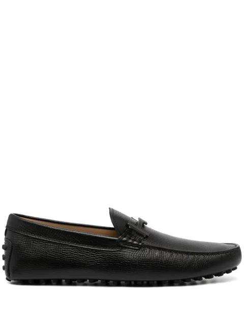 Gommini textured leather loafers by TODS