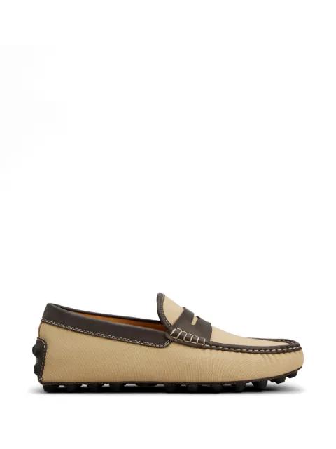 Gommino canvas loafers by TODS