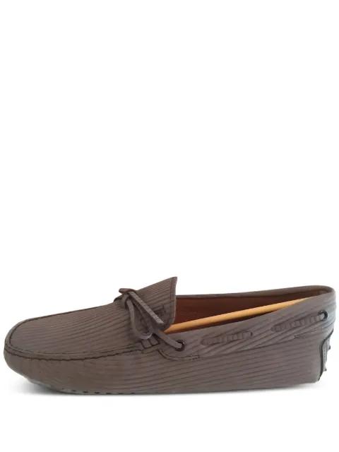 Gommino laced loafers by TODS
