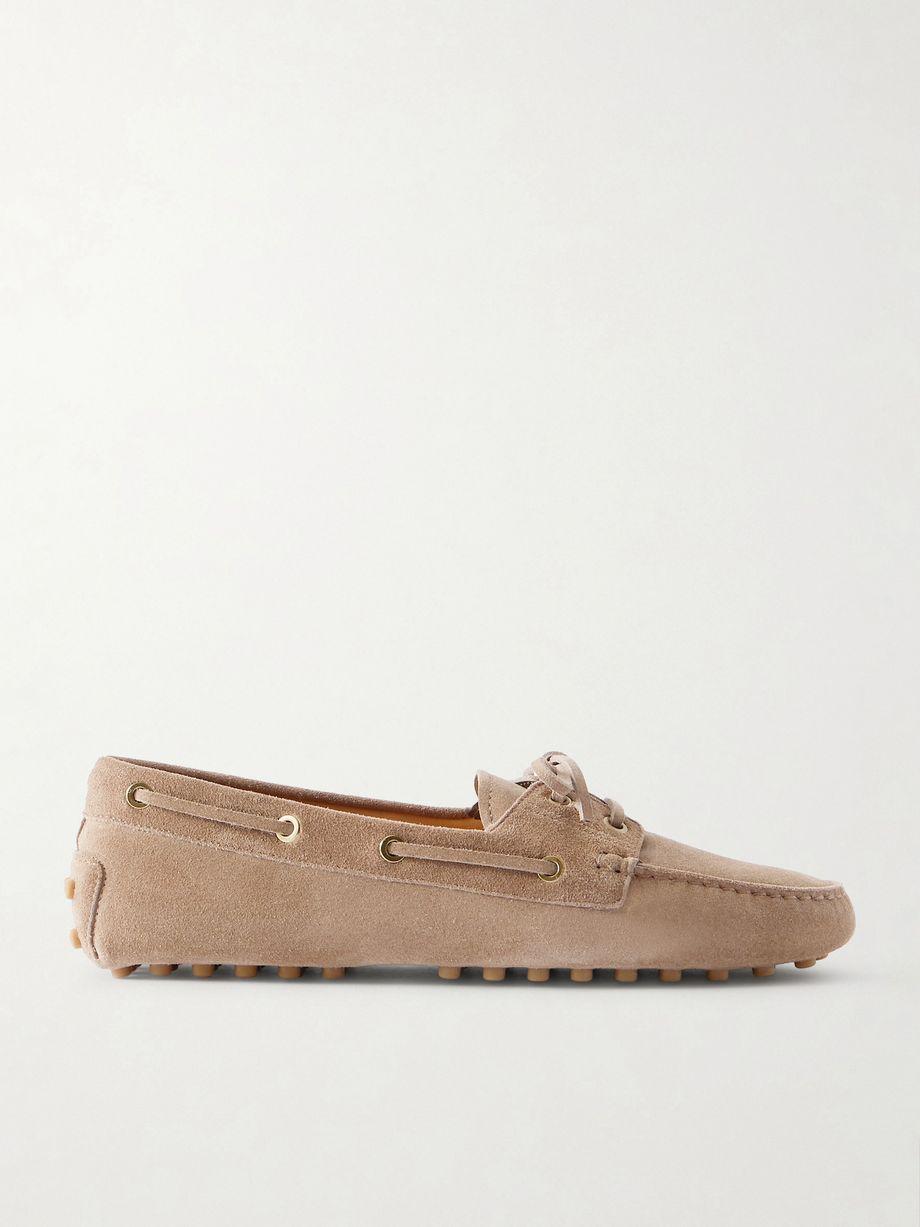 Gommino suede boat shoes by TODS