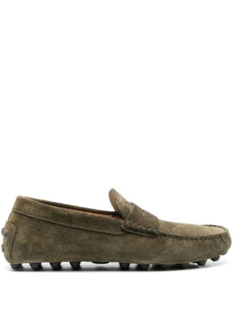 Gommino suede driving loafers by TODS