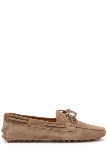 Gommino suede loafers by TODS