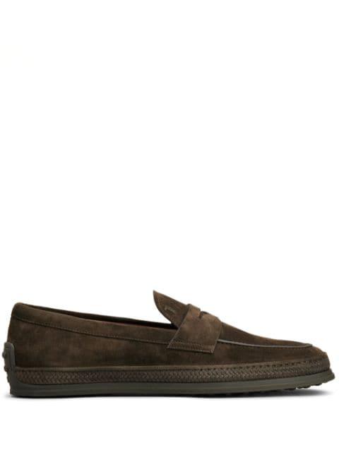 Gommino suede loafers by TODS