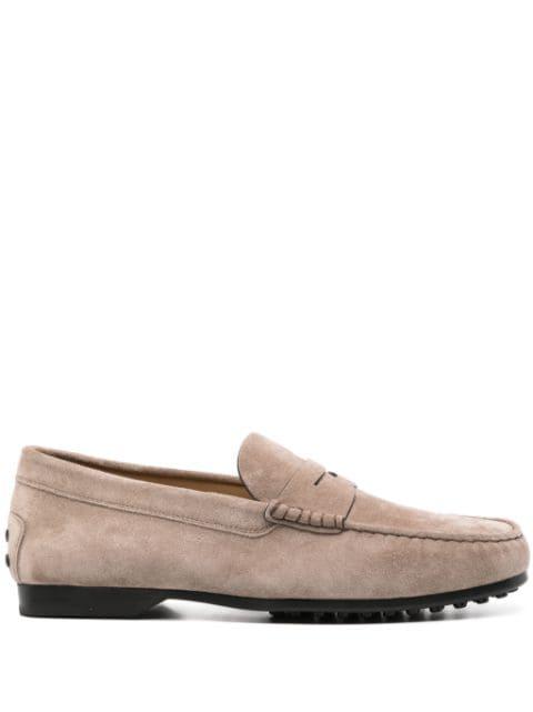 Gommino suede loafers by TODS