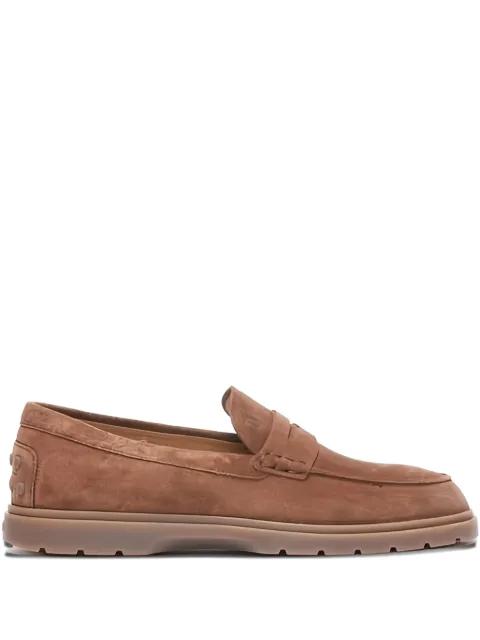 Ibrido tonal-stitching loafers by TODS