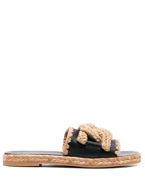 Kate crochet sandals by TODS