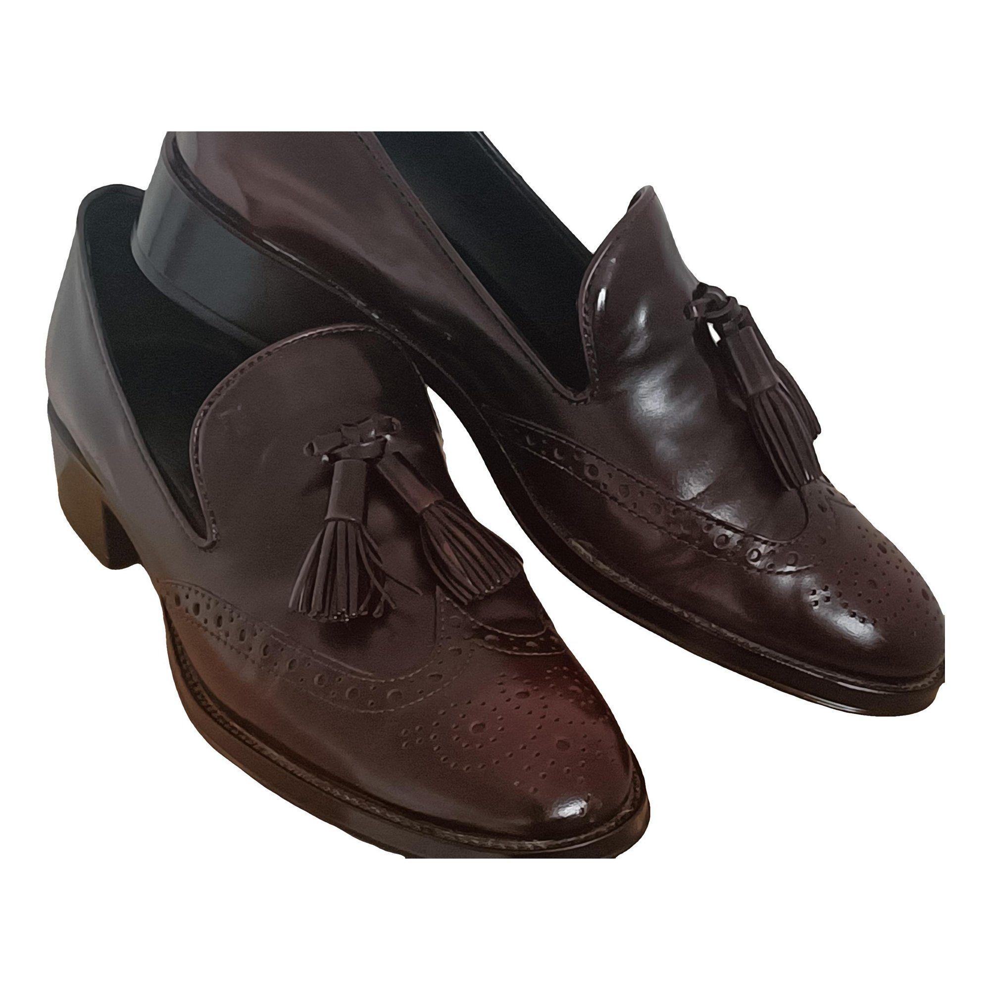 Leather lace ups by TODS