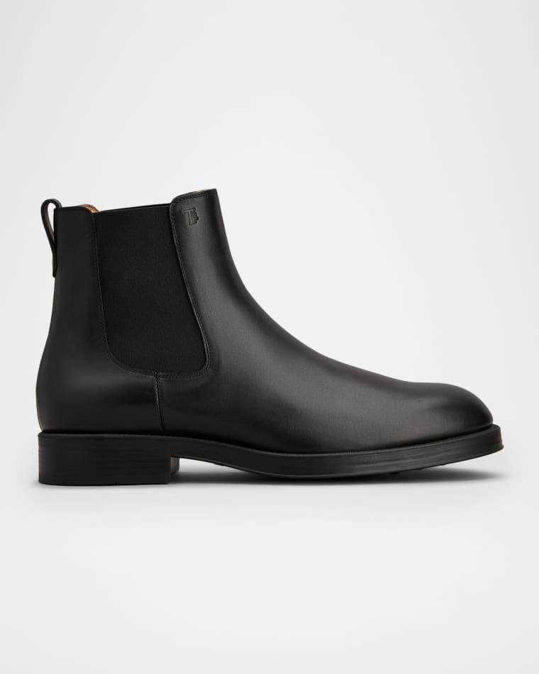 Men's Leather Chelsea Ankle Boots by TODS