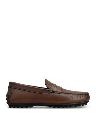 Men's Leather Moccasin Loafers by TODS