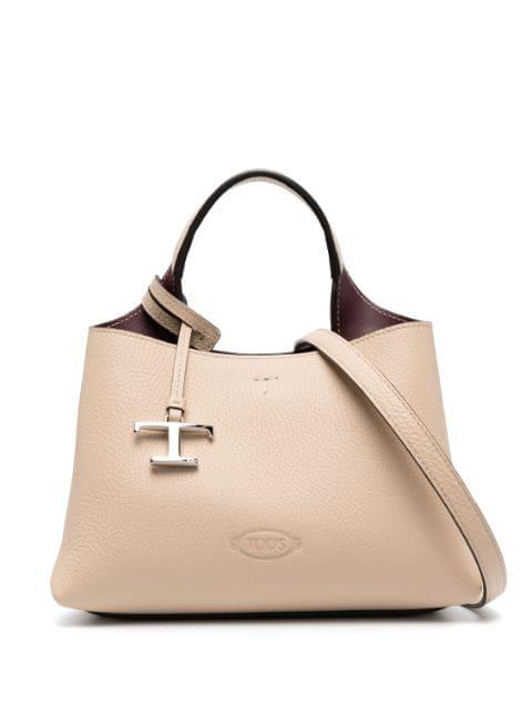 Micro leather crossbody bag by TODS