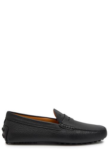 Mocassino grained leather loafers by TODS