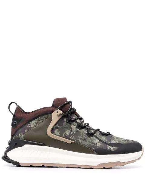 No_Code J camouflage-print sneakers by TODS