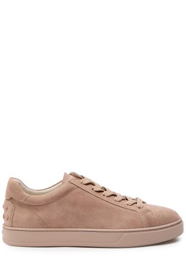 Panelled suede sneakers by TODS