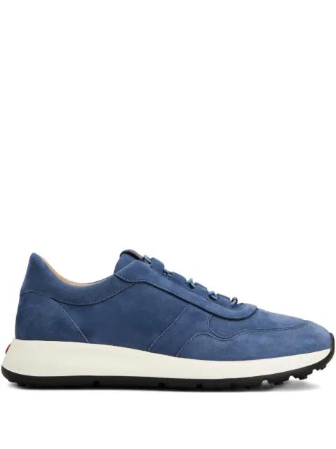 Red Dot suede lace-up sneakers by TODS