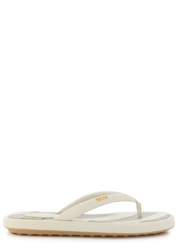 Sand padded leather sandals by TODS
