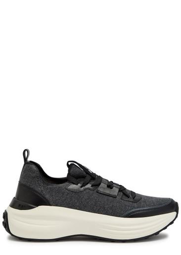 Sportiva 81L panelled knit sneakers by TODS