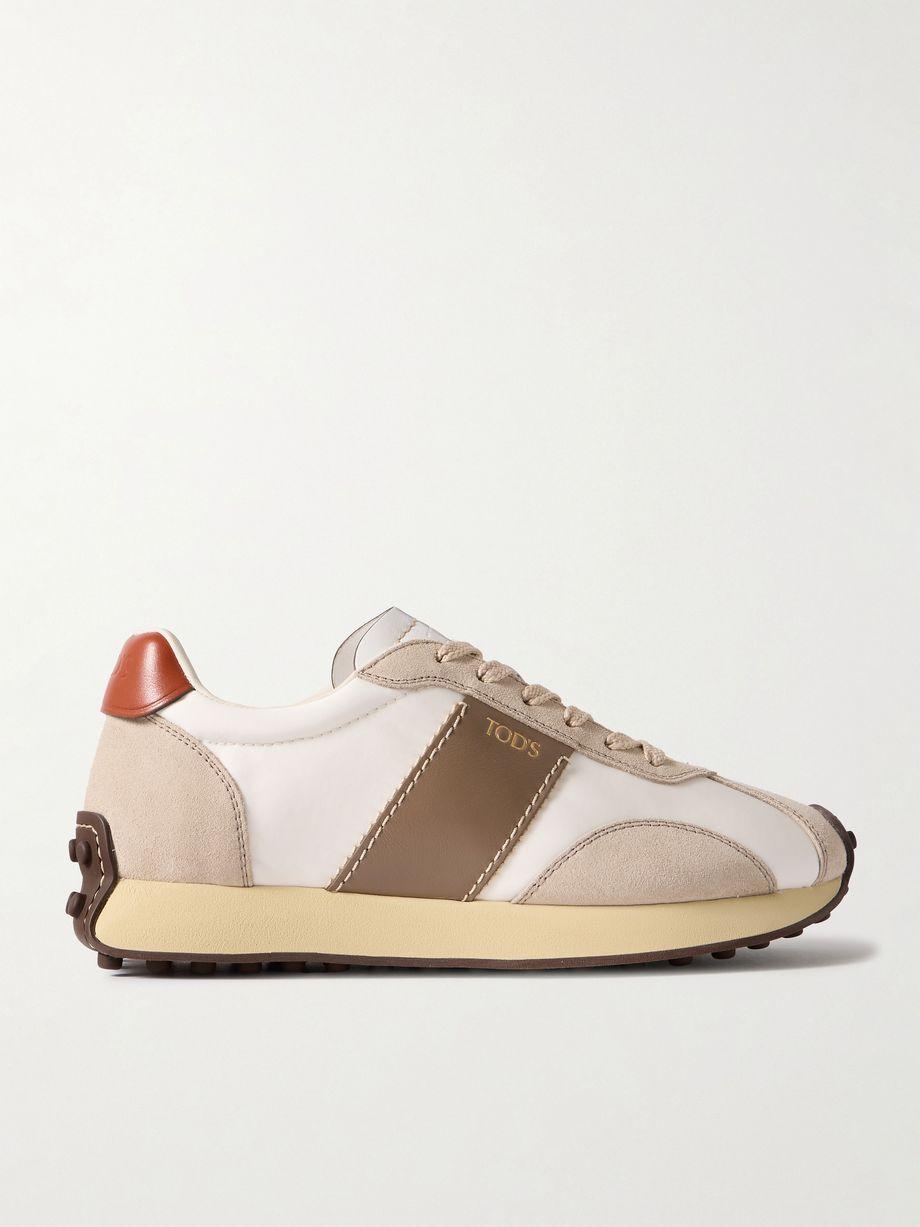 Sportivo Active leather and suede sneakers by TODS