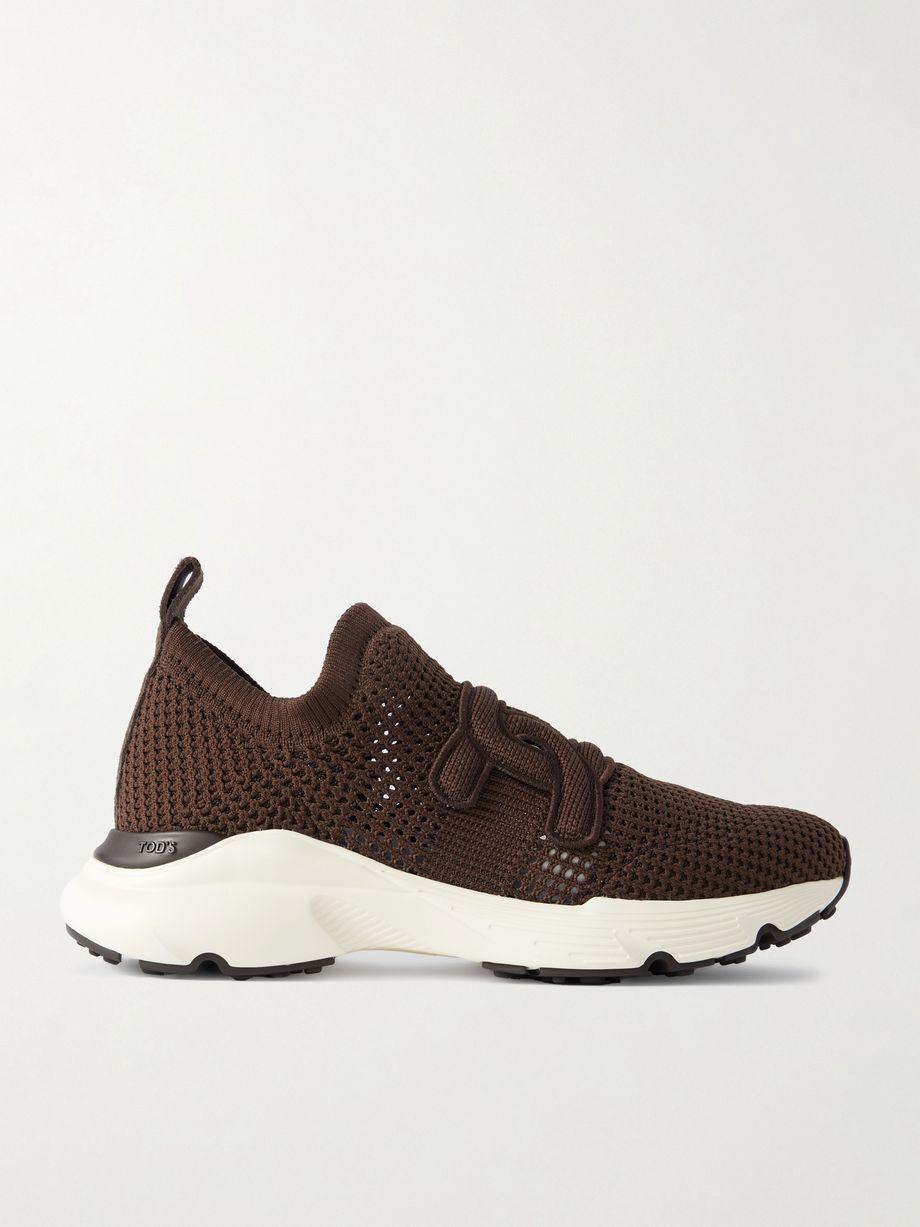 Stretch-knit slip-on sneakers by TODS