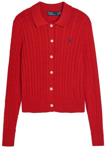 Striped detail knit cotton T-shirt by TODS