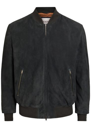 Suede bomber jacket by TODS