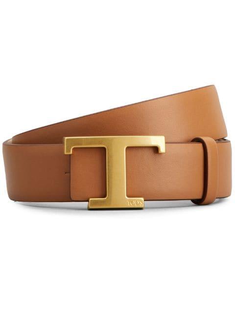 T Timeless-buckle reversible belt by TODS