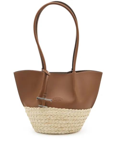 T Timeless-charm tote bag by TODS