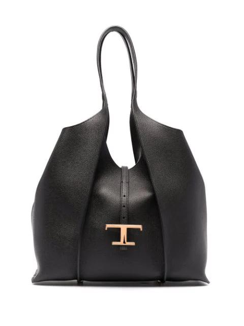 T Timeless leather tote bag by TODS