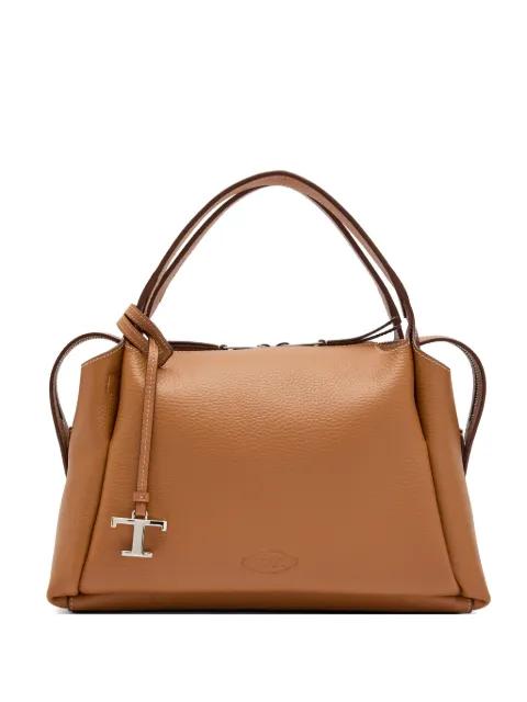 T-Timeless pebbled shoulder bag by TODS