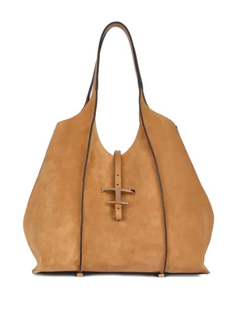 T-Timeless suede shoulder bag by TODS