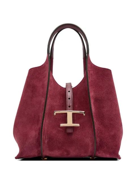 T-Timeless suede shoulder bag by TODS