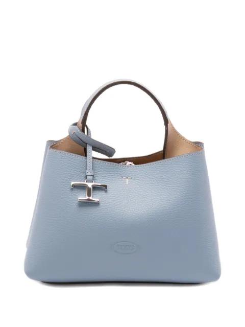 'T'-charm leather tote bag by TODS