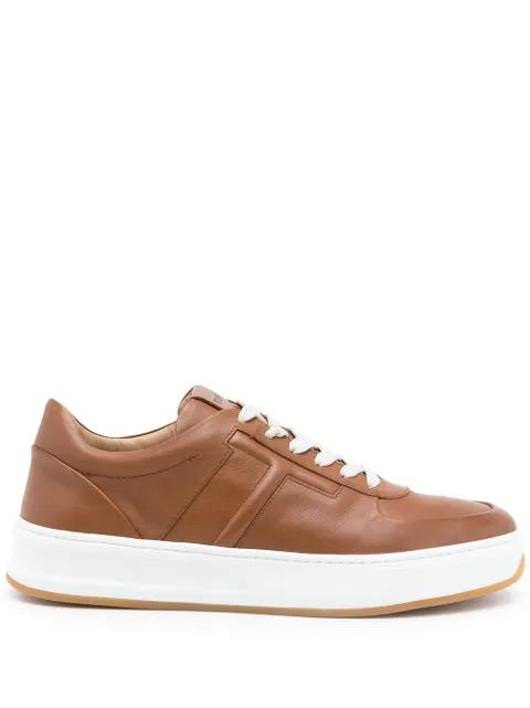 T logo lace-up sneakers by TODS