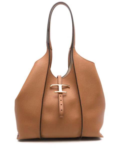 T-logo tote bag by TODS