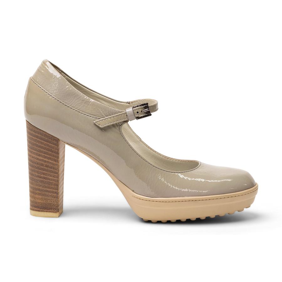 Tod's Block-Heel Buckle-Strap Heeled Pumps by TODS