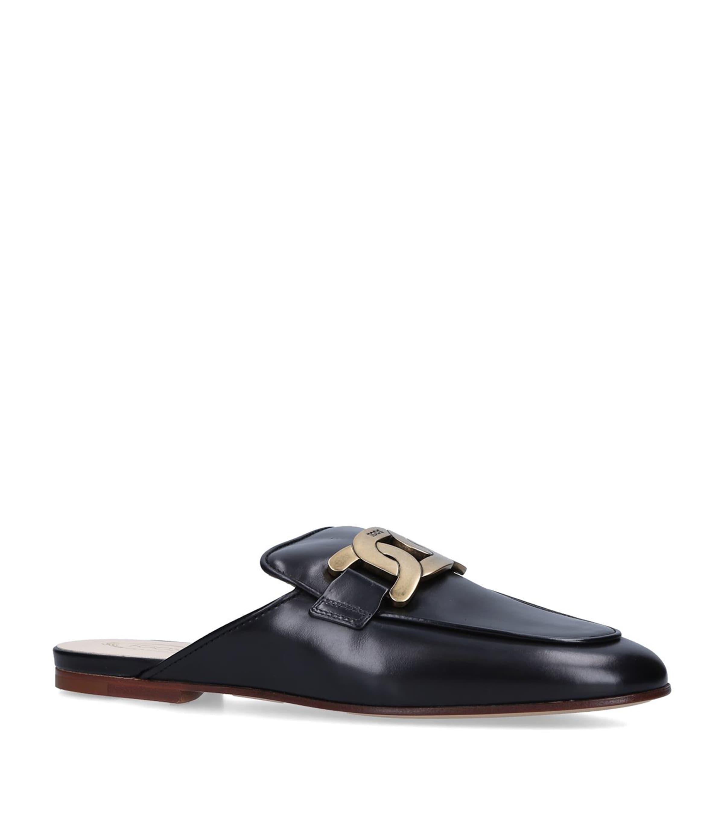 Tod's Leather Slippers by TODS