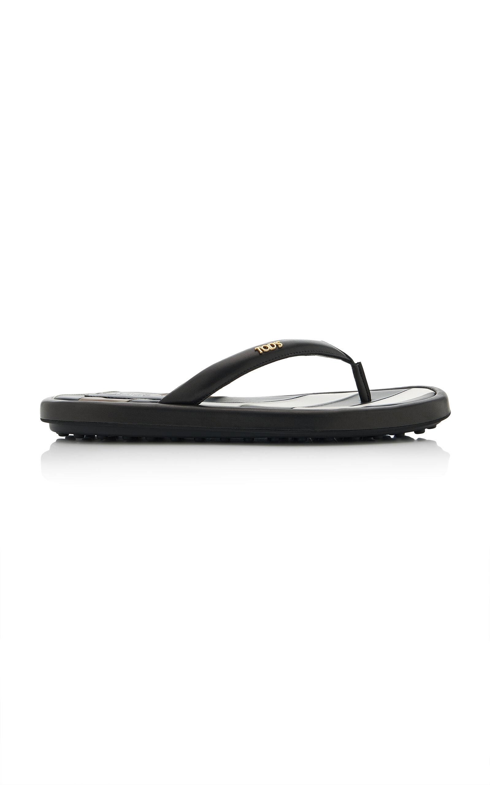 Tod's Leather Thong Sandals - Moda Operandi by TODS
