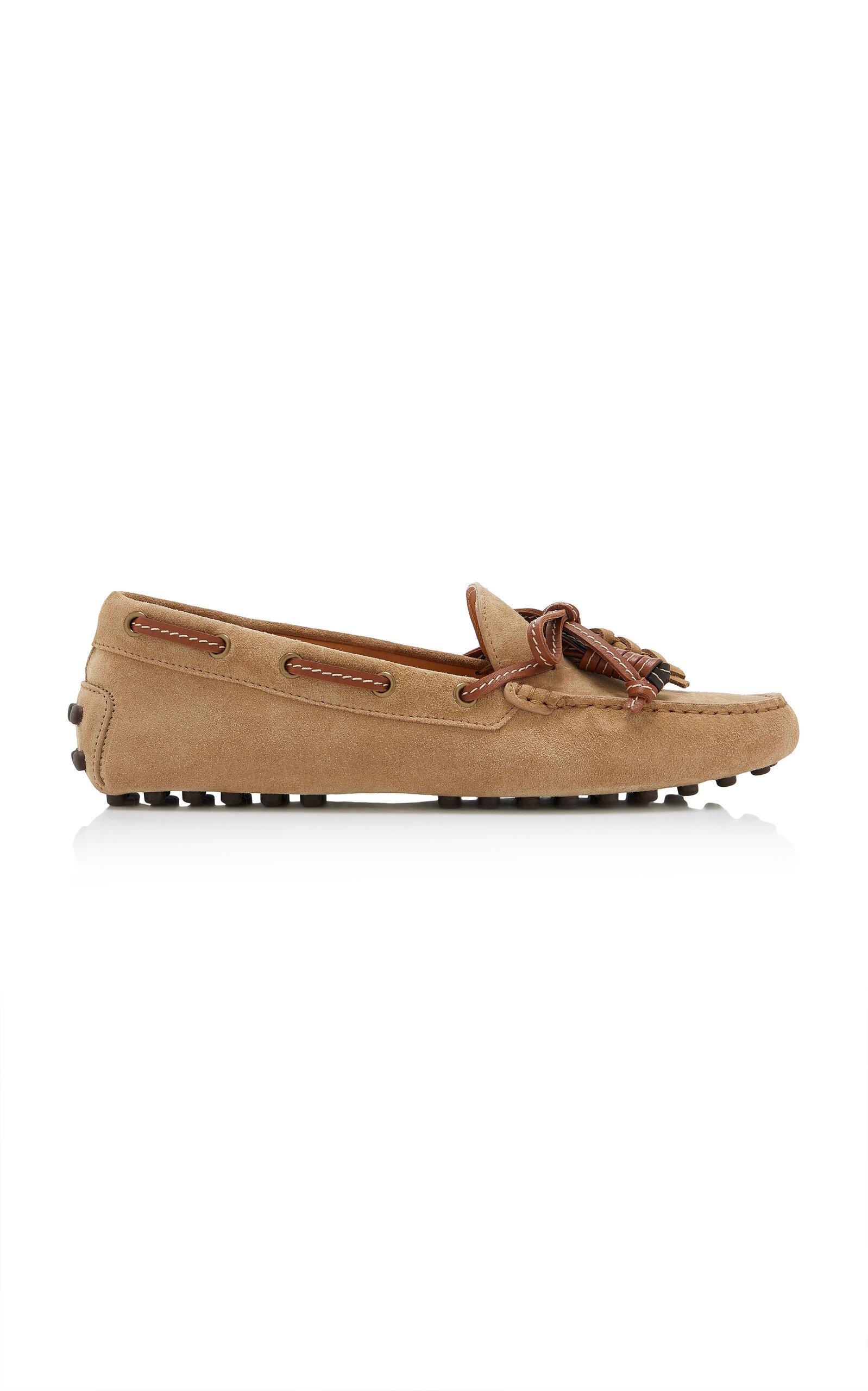 Tod's Suede Driving Loafers - Moda Operandi by TODS