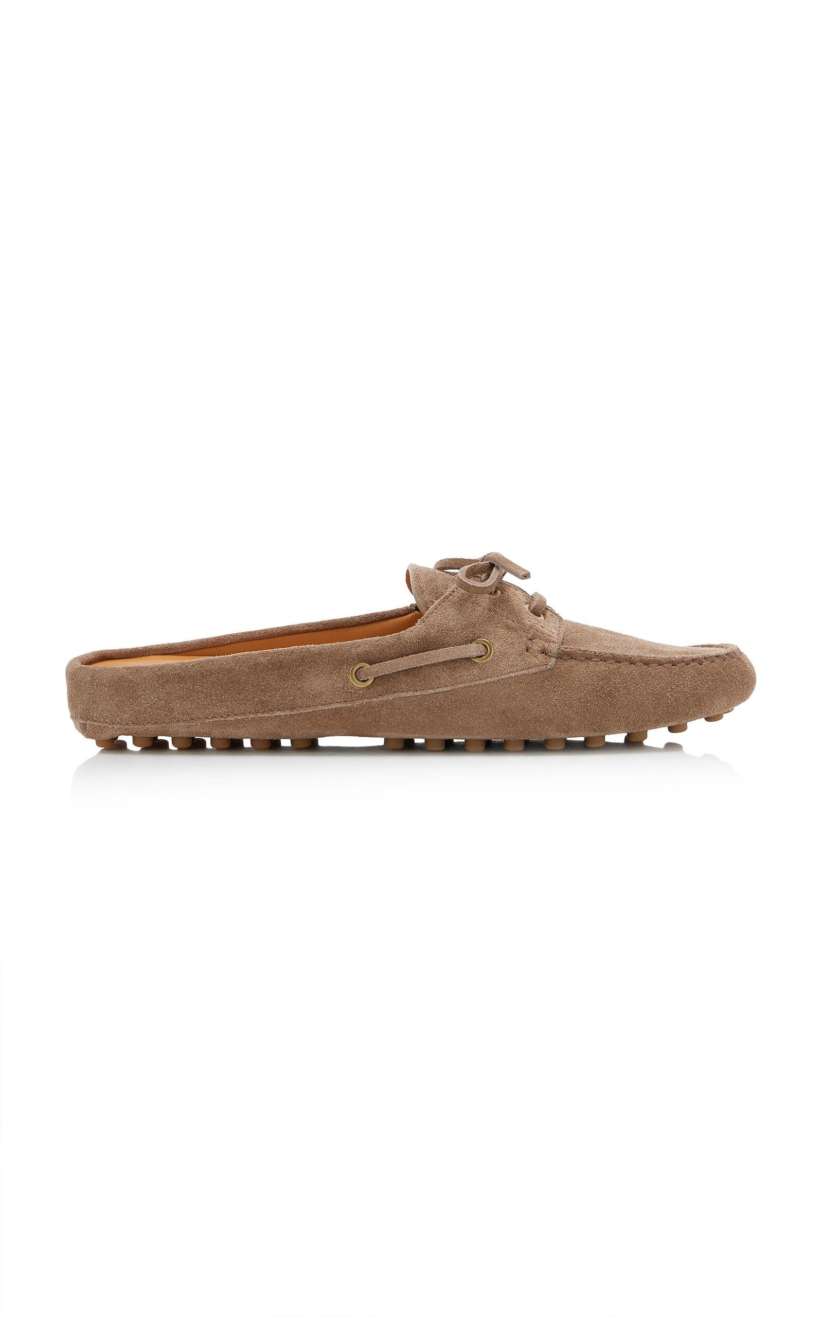 Tod's Suede Loafer Mules - Moda Operandi by TODS