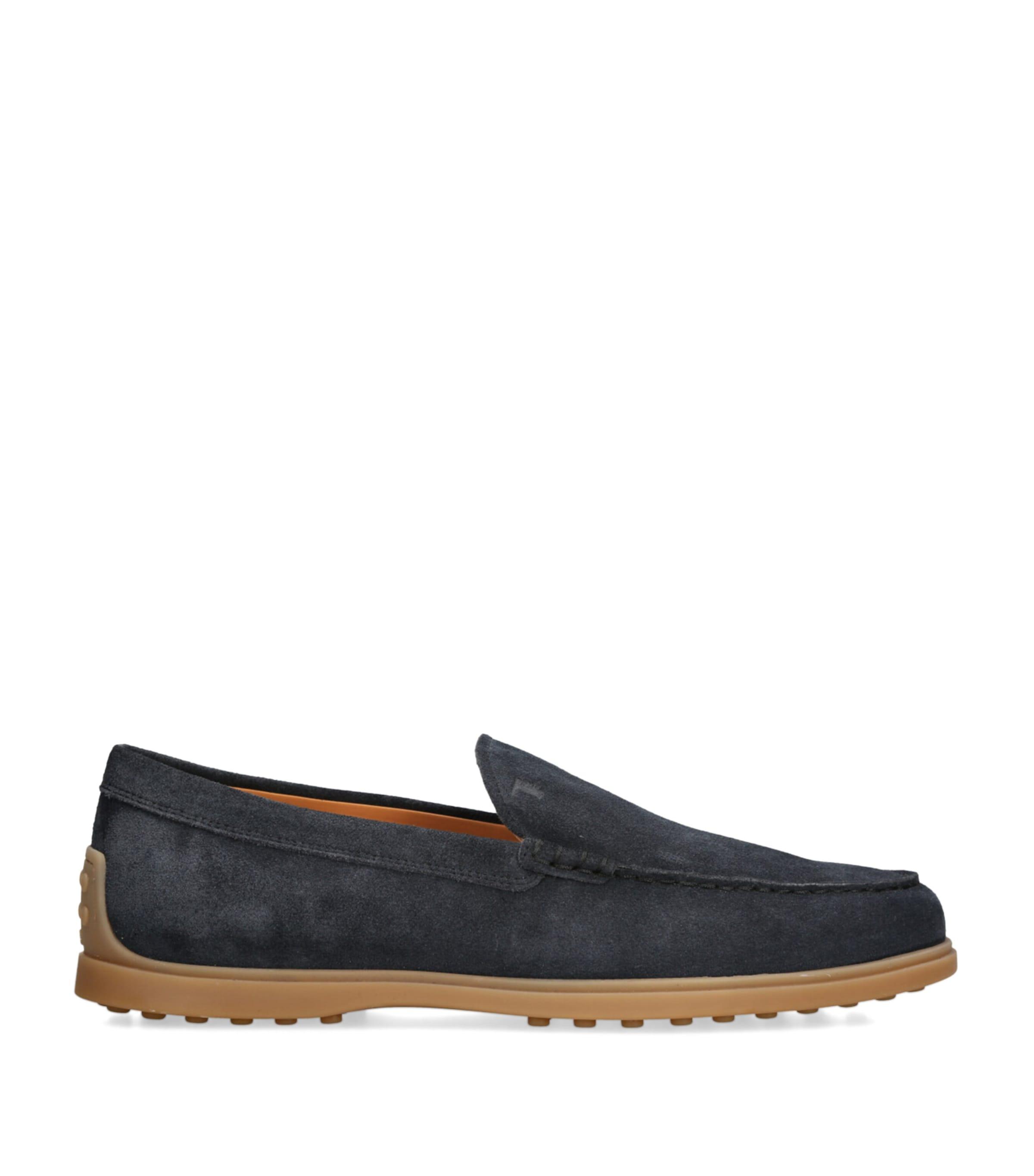 Tod's Suede Pantofola Gommini Loafers by TODS
