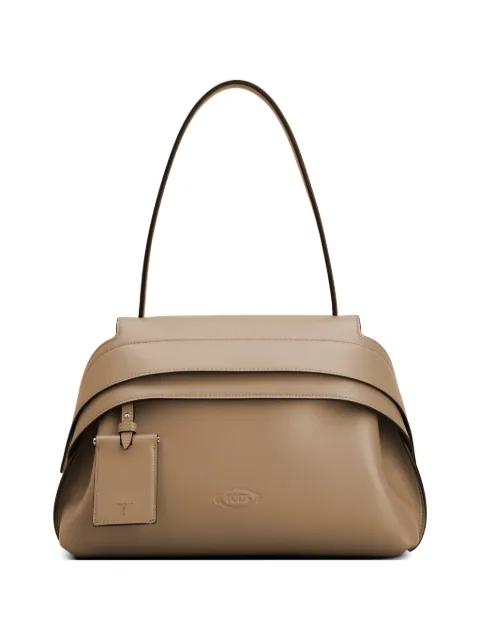 Wave small leather shoulder bag by TODS