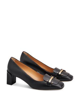 Women's Leather Loafer Pumps by TODS
