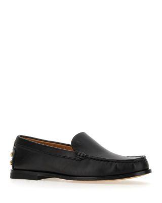 Women's Leather Slipper Loafers by TODS