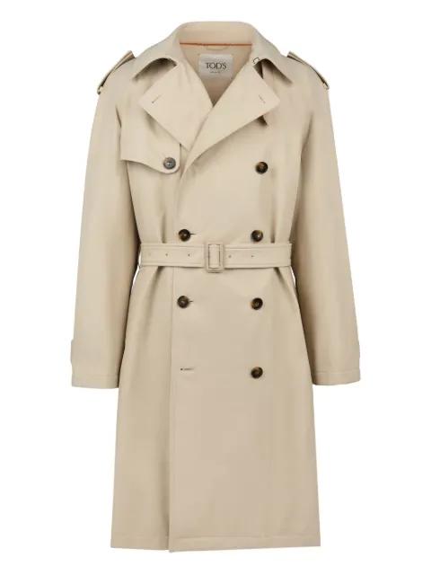 belted trench coat by TODS