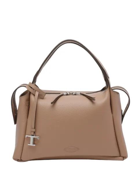 boston double handle clutch bag by TODS